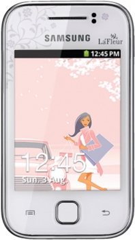 Samsung GT-S5360 Galaxy Y White La Fleur Samsung GT-S5360 Galaxy Y White La Fleur